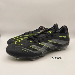 ADIDAS MEN'S 9.5 PREDATOR PRO FG SOCCER CLEATS BLACK JI1197 RARE NWOB